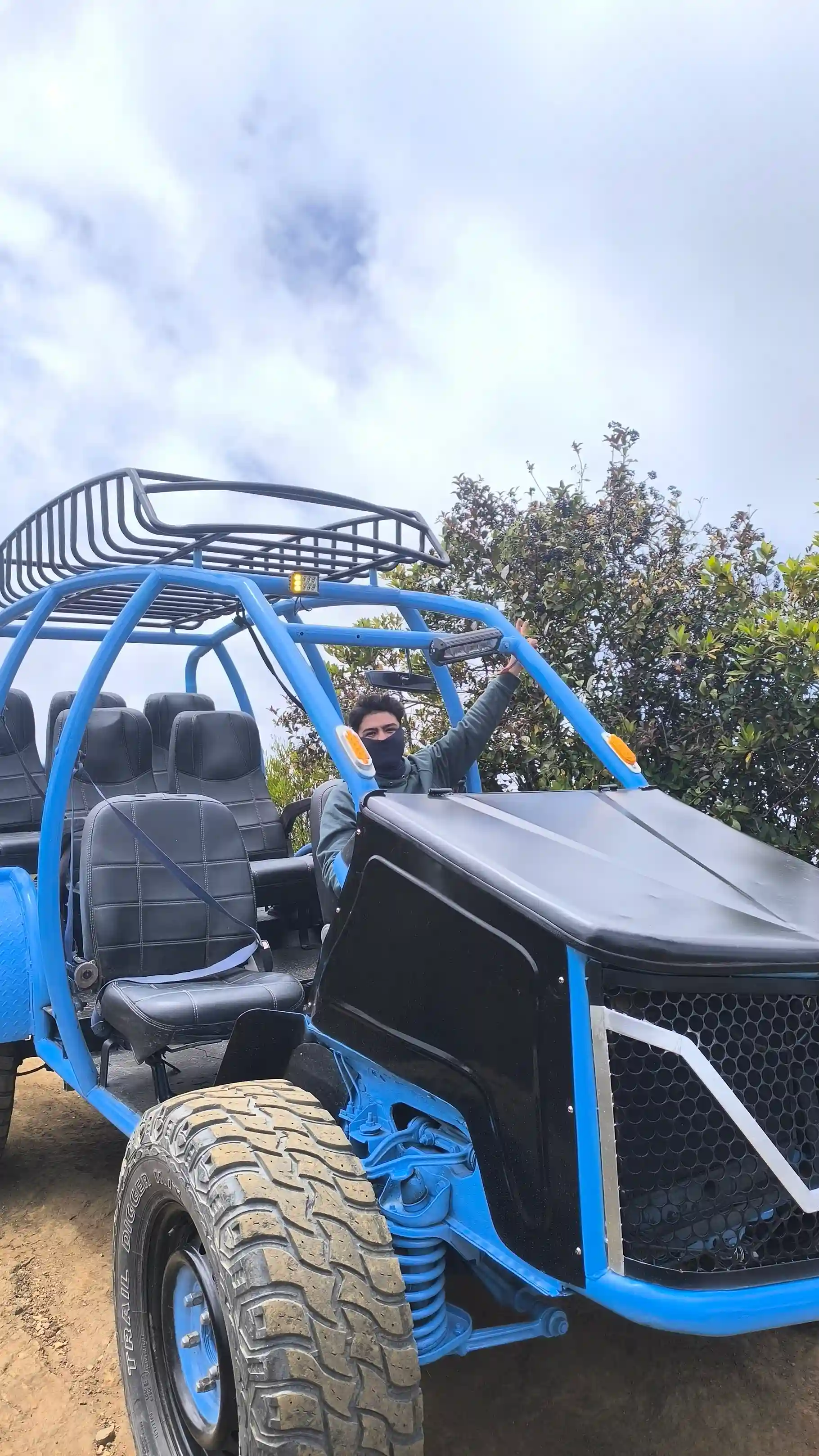 Buggy en los senderos del parque